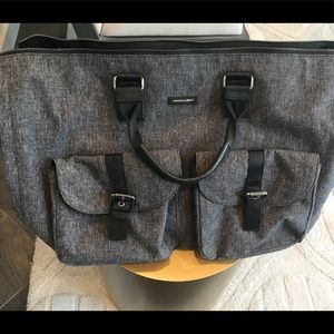 Hook and  Albert Canvas Garment/ Duffle - Charcoal